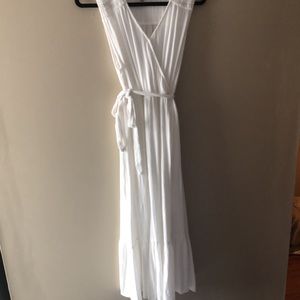 Light weight white long dress
